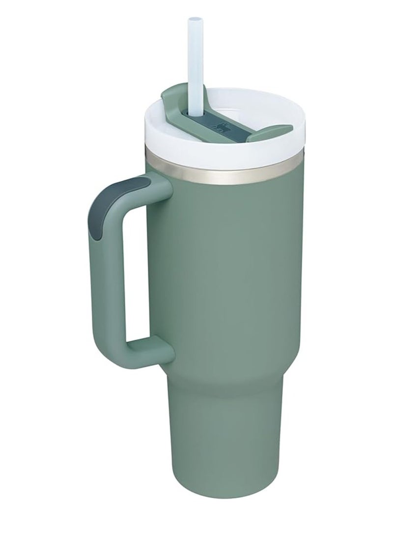 Stanley - Stanley Quencher H2.0 FlowState Tumbler 40OZ SHALE Stainless Steel Vacuum Insulated with 3-Position Lid and Straw Perfect for Water Iced Tea Coffee On-the-Go Hydration Ideal Gift Stanley Cup - Image 1
