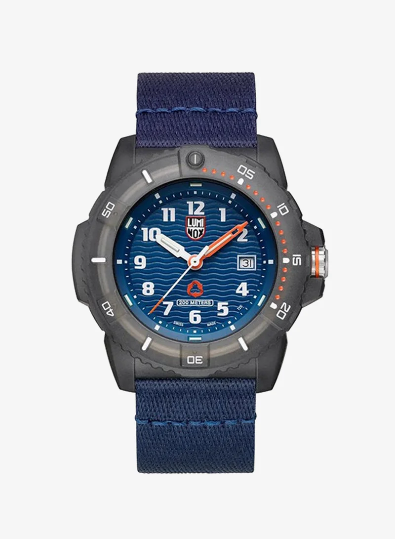 Luminox Men's Analog Round Shape Carbon Fibre Wrist Watch XS.8903.ECO - 46 Mm
