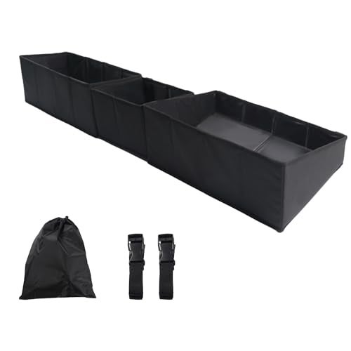 Liizoo Under Seat Storage Box Compatible with Chevy Silverado/GMC Sierra 1500 2019 2020 2021 2022 2023, Foldable Underseat Organizer for Silverado/Sierra 2500/3500 2023 2022-2020 Crew Cab Accessories - Image 1