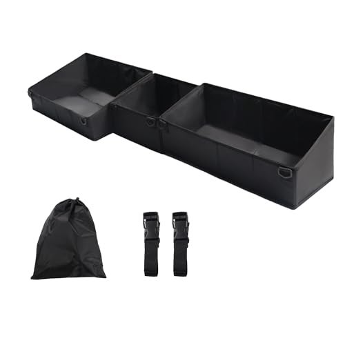 Liizoo Under Seat Storage Box Compatible with Chevy Silverado/GMC Sierra 1500 2019 2020 2021 2022 2023, Foldable Underseat Organizer for Silverado/Sierra 2500/3500 2023 2022-2020 Crew Cab Accessories - Image 5