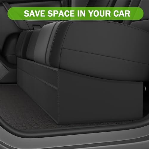 Liizoo Under Seat Storage Box Compatible with Chevy Silverado/GMC Sierra 1500 2019 2020 2021 2022 2023, Foldable Underseat Organizer for Silverado/Sierra 2500/3500 2023 2022-2020 Crew Cab Accessories - Image 4