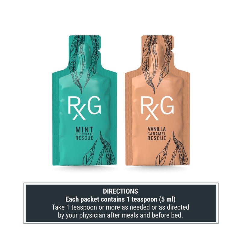 REFLUX GOURMET Natural Heartburn Acid Reflux Relief Support Supplement for GERD, LPR, Indigestion, Aid for Intermittent Fasting, Alginate Therapy, Single Serve 25 Pack, Mint Chocolate/Vanilla Caramel - Image 3