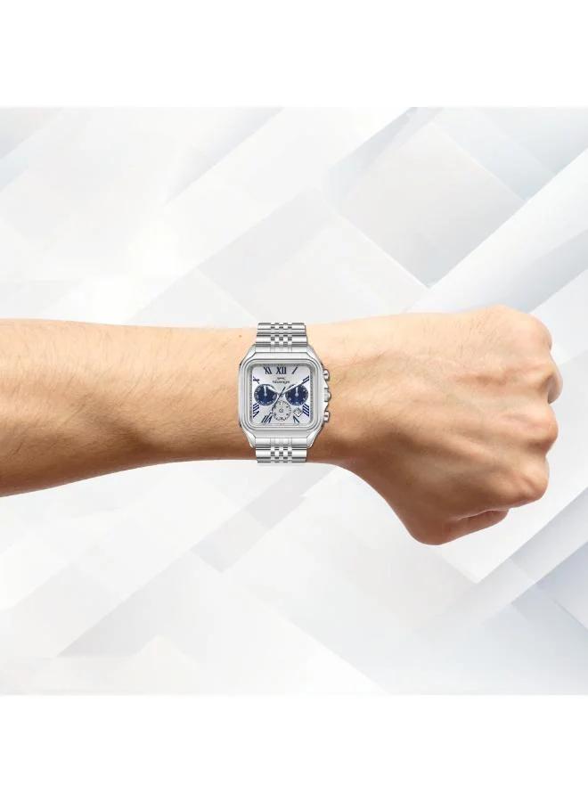 Slazenger silver Men's Metal Multifunction Watch SL.9.2547.2.06 - 40x50 mm for Men | Best Price UAE
