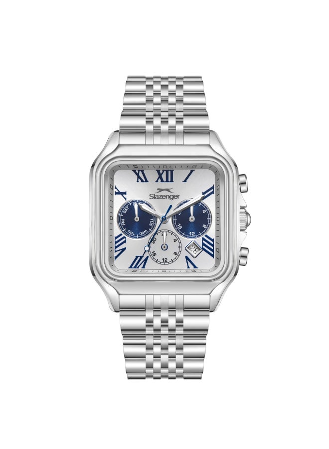 سلازنجر ساعة رجالية معدنية متعددة الوظائف - Image 1