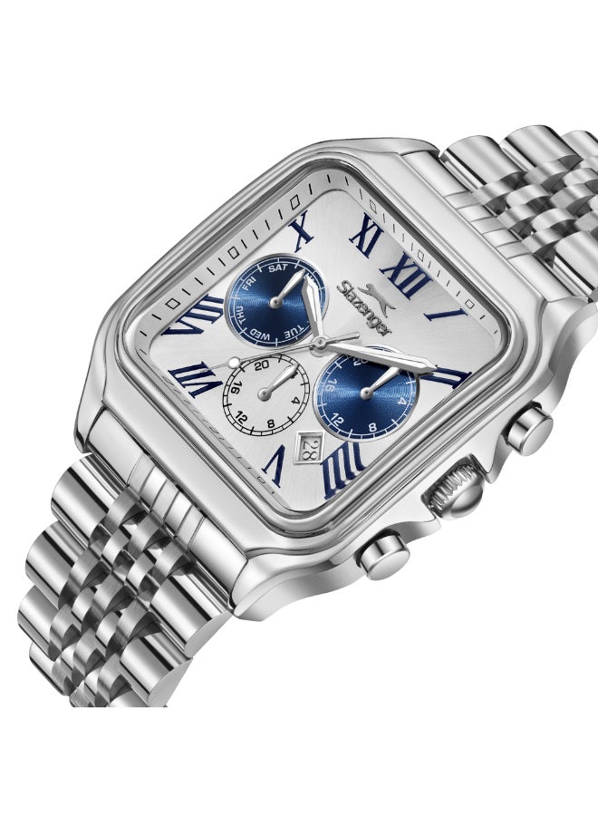 سلازنجر ساعة رجالية معدنية متعددة الوظائف - Image 5