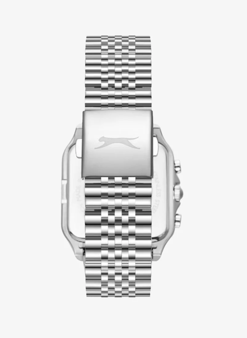 Slazenger silver Men's Metal Multifunction Watch SL.9.2547.2.06 - 40x50 mm for Men | Best Price UAE