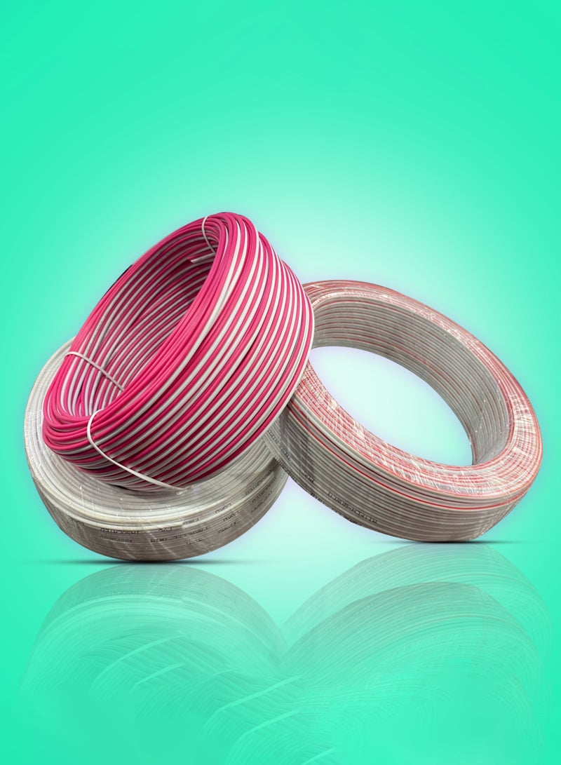HITECH-WORLD PVC INSULATED CORD PARALLEL-TWIN 100/300V 19AWG 001/100 Meter  - Image 2