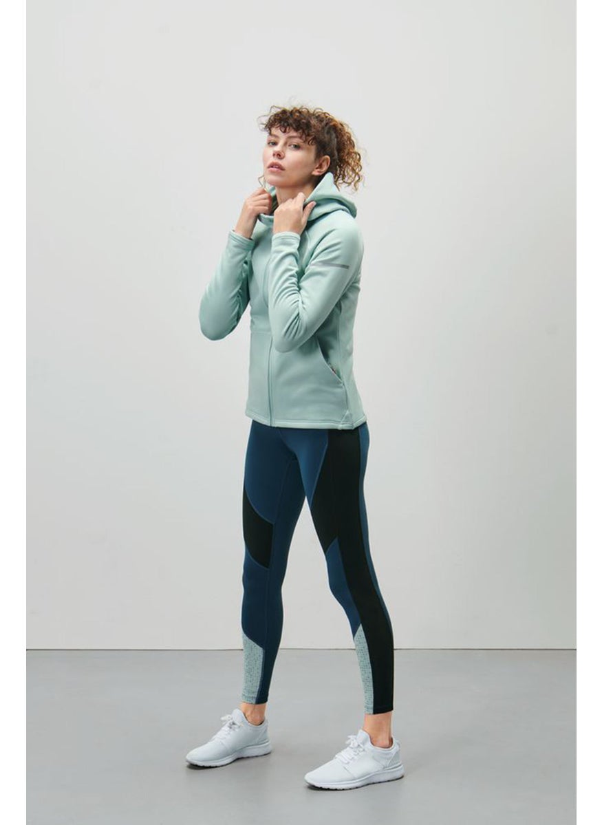 Tchibo - Women Regular Fit Plain Hooded Jacket, Mint Green - Image 1