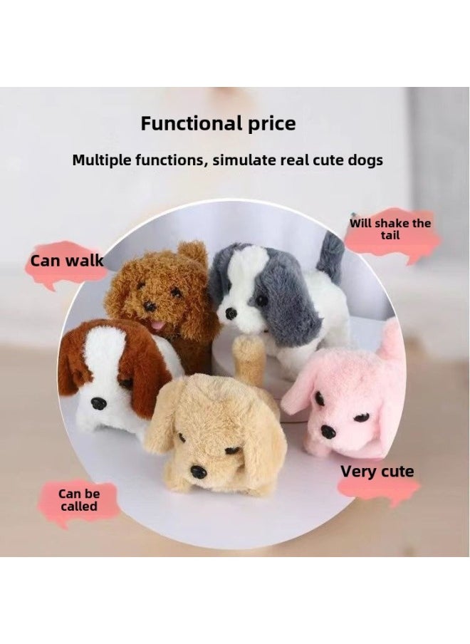 Children's Toy Dog Walking Can Call Simulation Electric Plush Puppy Can Sound Intelligent Pet Dog Girl Gift-Color:Electric  No Battery  - Image 2