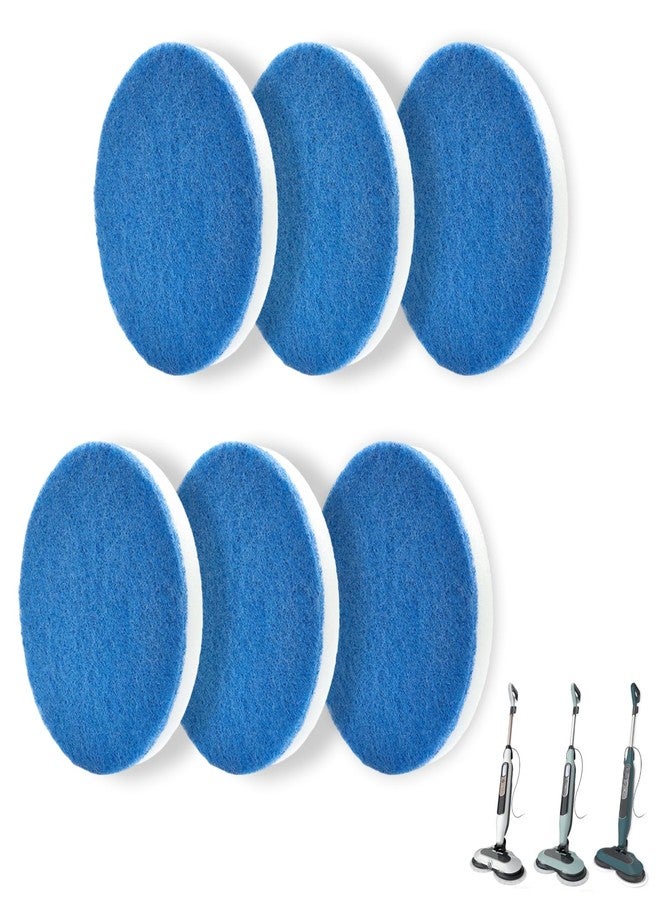 Conloquen 6-Pack Upgraded Steam Mop Scrubbing Pads | Compatible with Shark Steam & Scrub Models S8001, S8201, S8002BRN, S7201, S7000 | Thickened Sponge Scrub Pad - Image 1