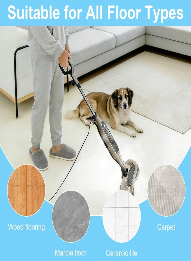 Conloquen 6-Pack Upgraded Steam Mop Scrubbing Pads | Compatible with Shark Steam & Scrub Models S8001, S8201, S8002BRN, S7201, S7000 | Thickened Sponge Scrub Pad - Image 5