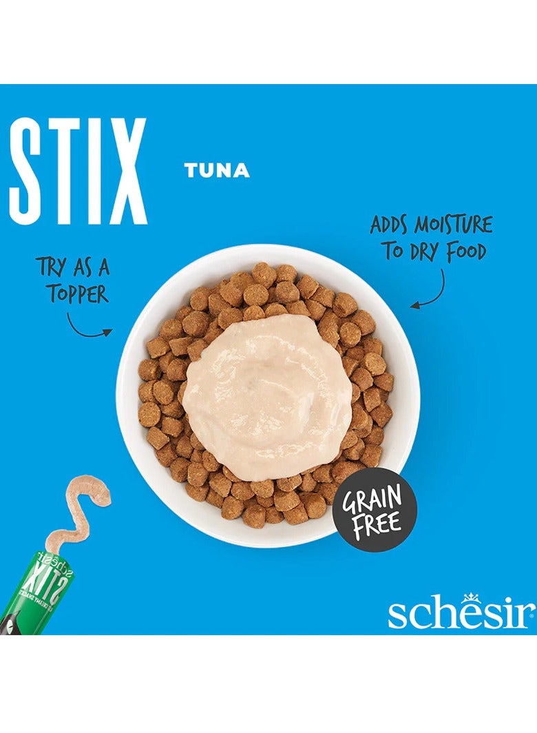 شيسر ستيكس سناك سائل بنكهات التونا بالكريمة 6×15 غ - Image 3