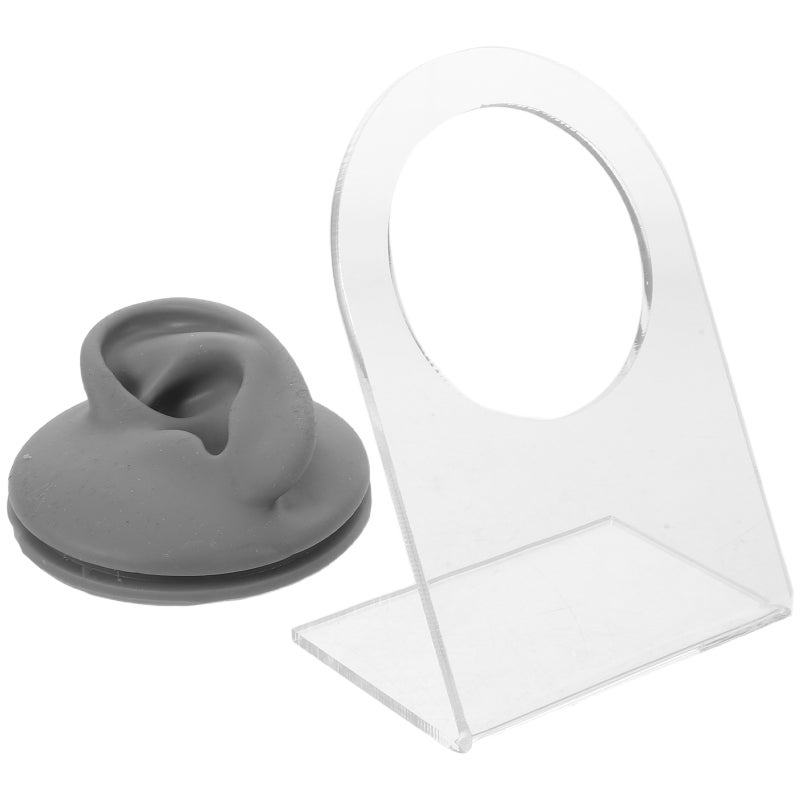 Artificial Ear Model For Earring Display - Silicone Part Right Ear With Stand - Jewelry Storage And Practice For Home Or Store - Image 4