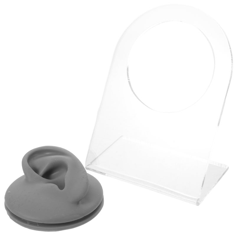 Artificial Ear Model For Earring Display - Silicone Part Right Ear With Stand - Jewelry Storage And Practice For Home Or Store - Image 5