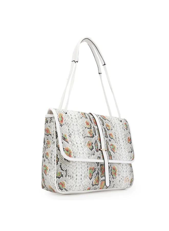 CAPRESE ARCHIE SATCHEL LARGE BEIGE