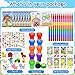 Cinrobiye 72 Pcs Farm Animal Party Favors Set Barnyard Tractor Birthday Supplies Farmhouse Party Goodie Bag Fillers Coloring Books Stickers Stampers Fiesta Rodeo Cow Craft DIY Kit Pinatas Reward - Image 4
