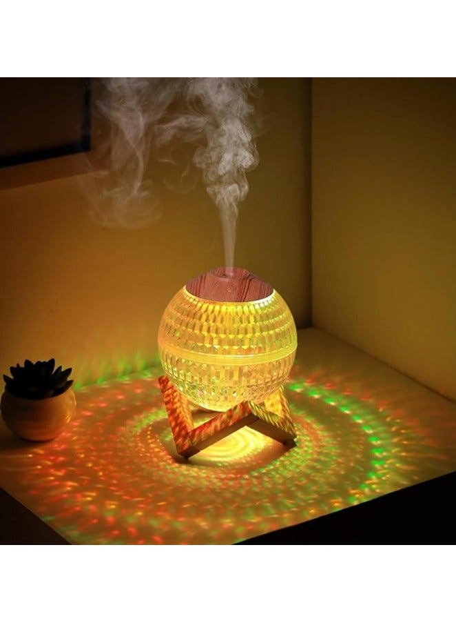 House of Quirk Crystal Ball Mini Humidifier, Cute Cool Mist Humidifier for Kids Bedroom with LED Night Light, Mini Personal Humidifier for Glass Decoration with Auto Shut Off  - Image 1