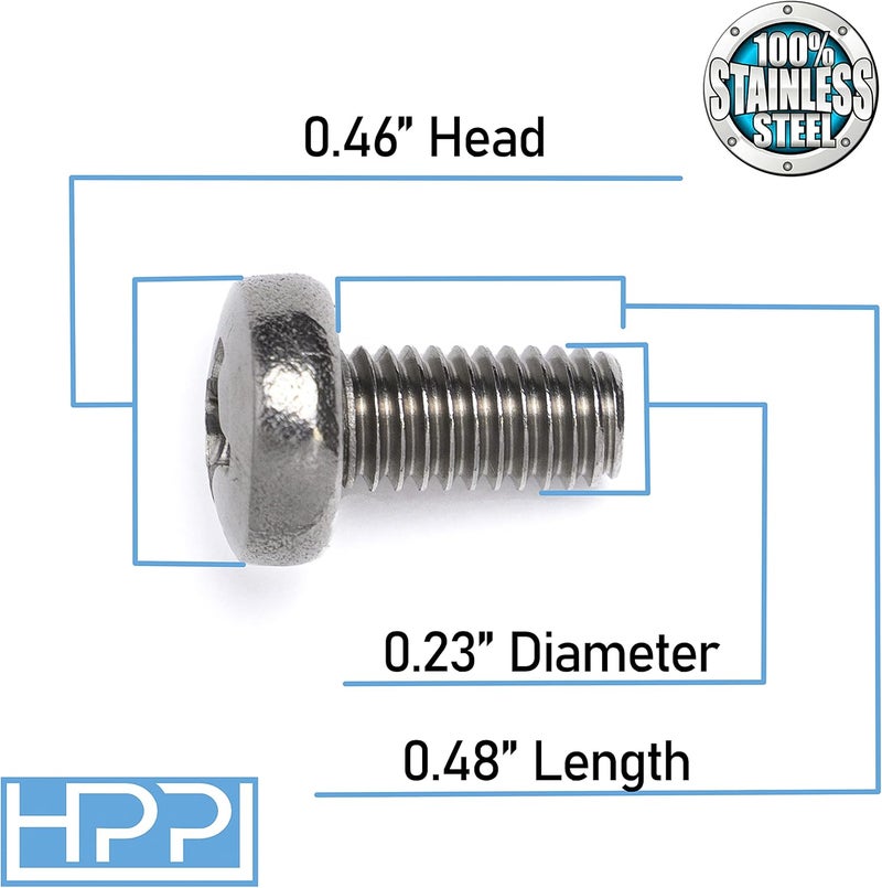 HpP Stainless Steel License Plate Screws Compatible with Audi Models - Image 4