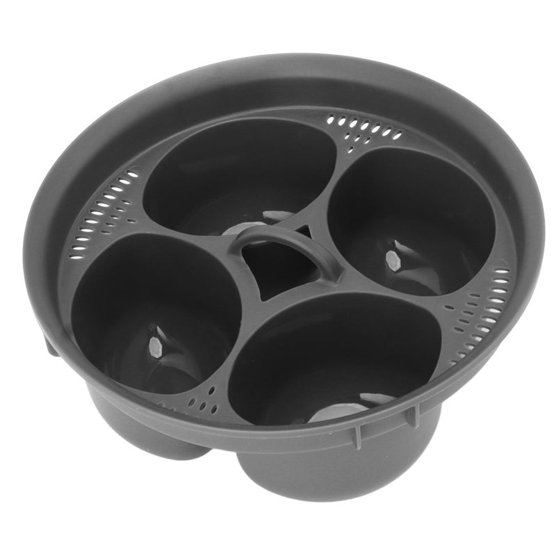 Multifunctional Steam Basket: 4-Grid Food Grade PP Egg Molds - Versatile TM5 Accessory for Oven Fryer Home Kitchen Cooking Rice Meat Dumplings Soup Noodles - Image 4