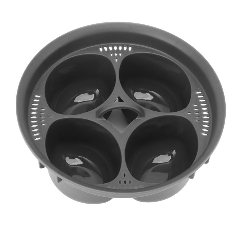Multifunctional Steam Basket: 4-Grid Food Grade PP Egg Molds - Versatile TM5 Accessory for Oven Fryer Home Kitchen Cooking Rice Meat Dumplings Soup Noodles - Image 2