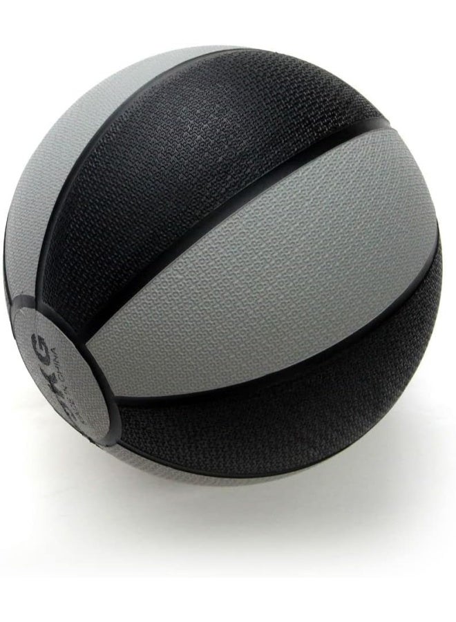 York Fitness Medicine Ball, Black/Green, 5 kg, MB6300B