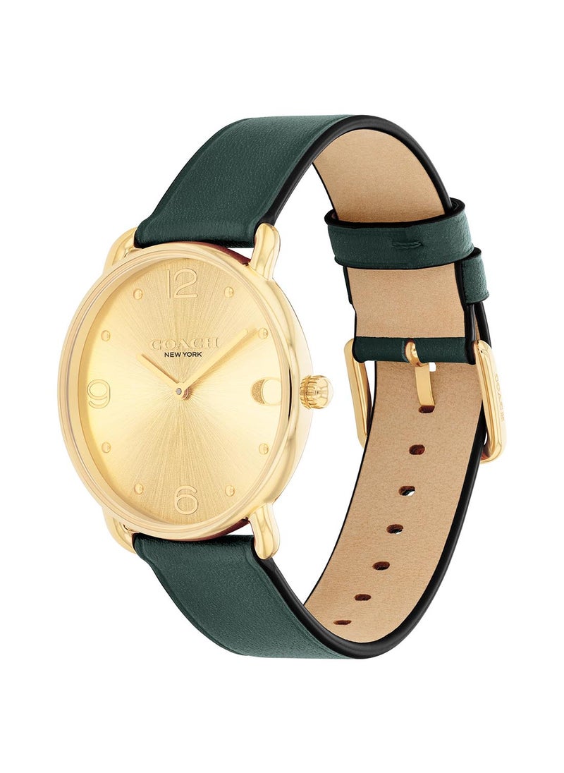 COACH Women's Analog Round Shape Leather Wrist Watch 14504202 - 36 Mm  - Image 1