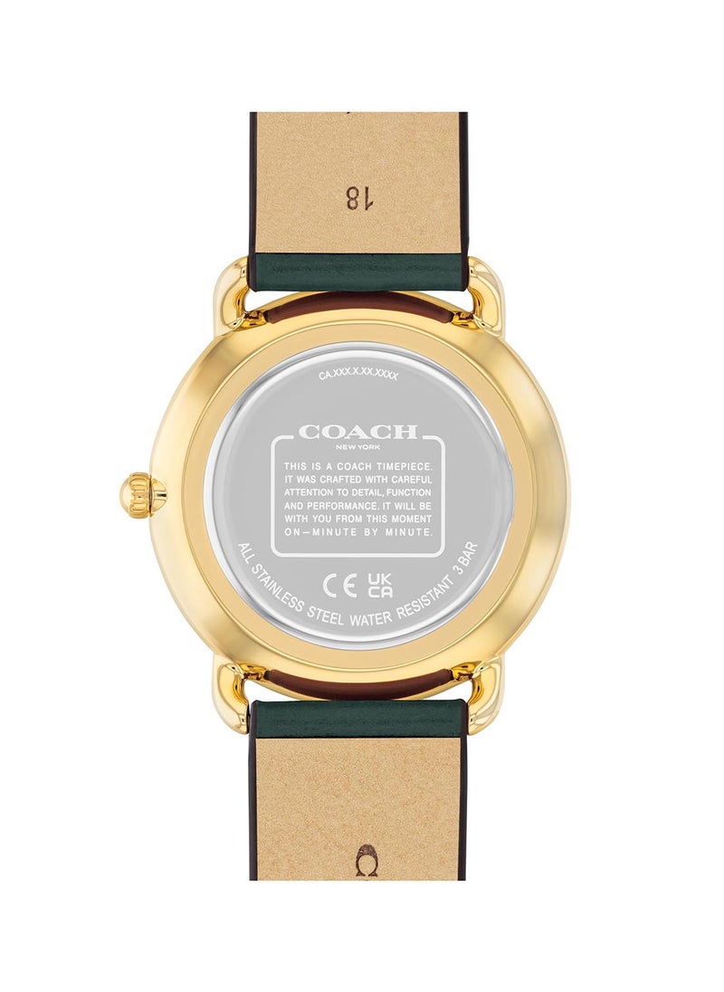 COACH Women's Analog Round Shape Leather Wrist Watch 14504202 - 36 Mm  - Image 3