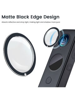 KASTWAVE Protective Mirror for Insta360 ONE X2, 2 Piece Adhesive Lens Protector Sports Camera Lens Mold Accessories Panorama Protector Waterproof UV Mirror  - Image 2
