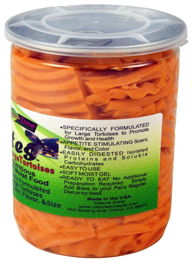 نايتشر زون قطع طعام ناتشر زون للسلاحف الكبيرة، مقطعة على شكل وافل، 16 أونصة - Image 2