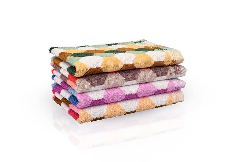 GRGRASP Thread That Bind Relations GRGRASP 100% Cotton Hand Towels Set of 8 Soft & absorbant, 400 GSM (Multicolor Size :: Medium 30 * 52 Cm) - Image 1