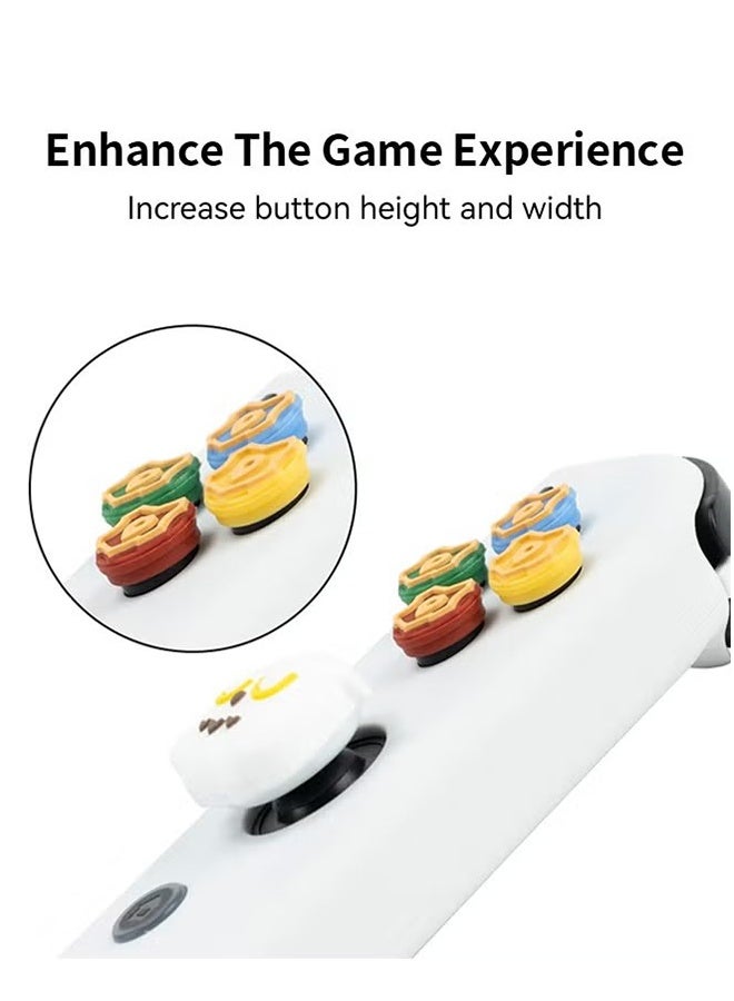 An Cross D-Pad Button Caps Thumb Grips Set, Joystick Cap Cross Button Sticker, Compatible with Nintendo Switch/OLED Controller - Image 4