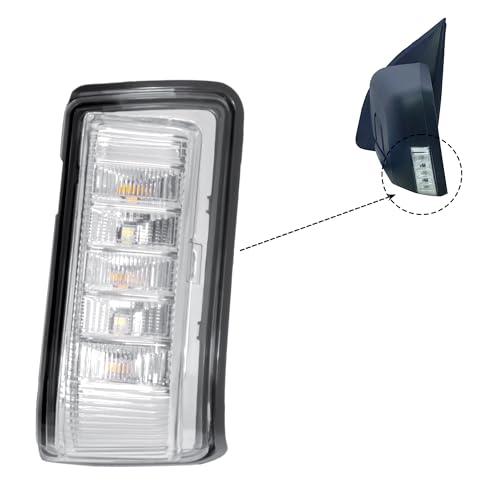 LONGLING Replacement Driver Left Side Door Mirror Turn Signal Light Lamp Indicator for Ford F-150 from 2021 to 2024 - Image 2