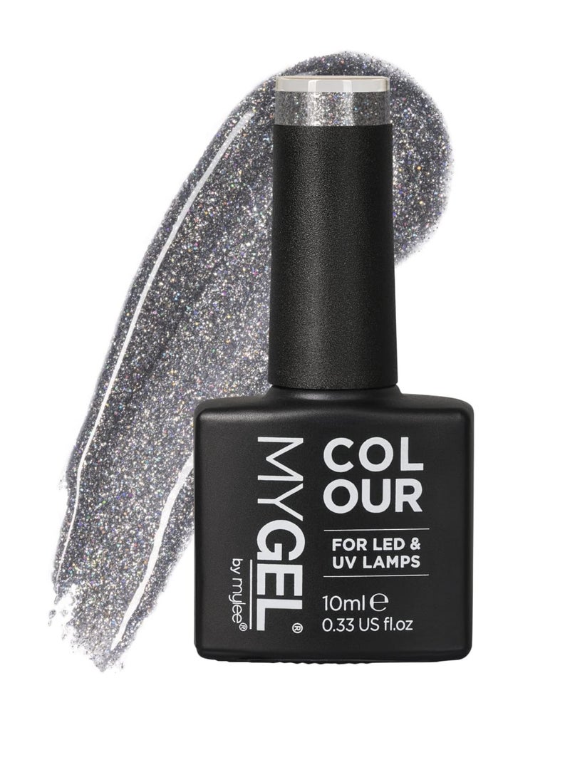 مايلي طلاء أظافر جل 10 مل من هوليوود تويست طلاء أظافر بالأشعة فوق البنفسجية LED مانيكير وباديكير للاستخدام الاحترافي في الصالونات والاستخدام المنزلي، مجموعة من اللمعان الناعم يدوم طويلاً وسهل الاستخدام - Image 1