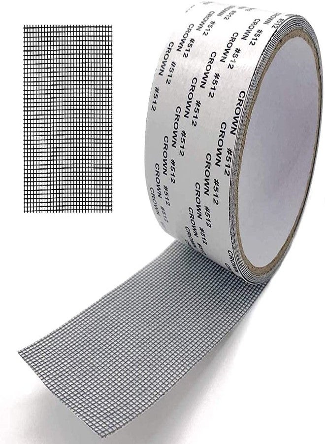 tgopit Screen Repair Tape, Window and Door Screen Repair Strong Adhesive and Waterproof, Patch Mesh Repair Kit for Window Door Tears Holes (Black)[Size: 200x5 CM] - Image 1