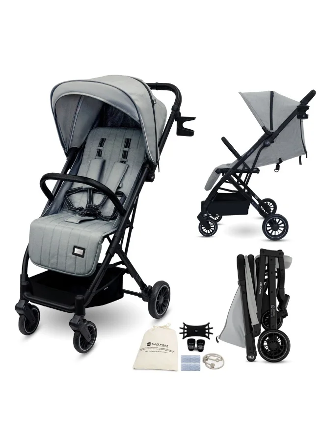 neobreez PENTA Compact Lightweight Travel Toddler Kids Baby Stroller W/Cup Holder,  Baby Trolley Handle Pushchair,  Quick Fold And Auto lock, Waterproof UPF 50+ Canopy 0-3yrs, 15kg,  3yrs Warranty