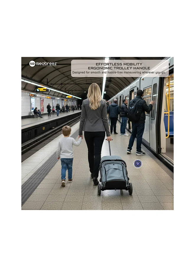 neobreez PENTA Compact Lightweight Travel Toddler Kids Baby Stroller W/Cup Holder,  Baby Trolley Handle Pushchair,  Quick Fold And Auto lock, Waterproof UPF 50+ Canopy 0-3yrs, 15kg,  3yrs Warranty