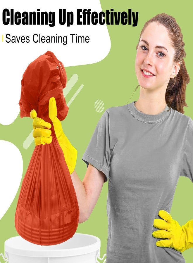 Smiry Disposable Table Cloth - 6 Pack, 54 x 108 Inch Waterproof Rectangle Tablecloths for Parties, Decorative Plastic Table Cover, Leakproof & Sturdy, Orange - Image 4