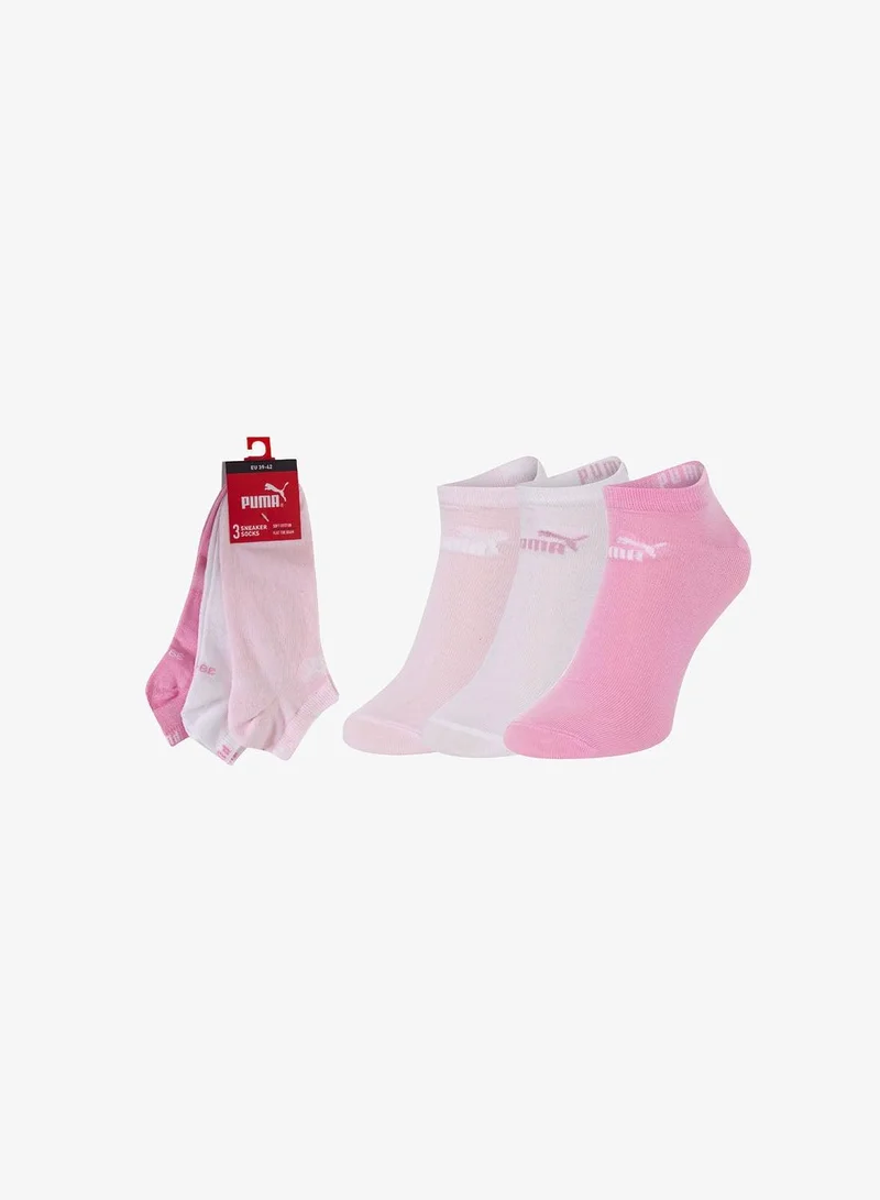 بوما ثلاث جوارب رياضية سادة