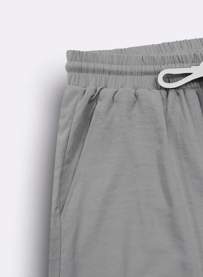 تايك تو Solid Short Sleeve Shirt and Pants Co-Ords by Styli