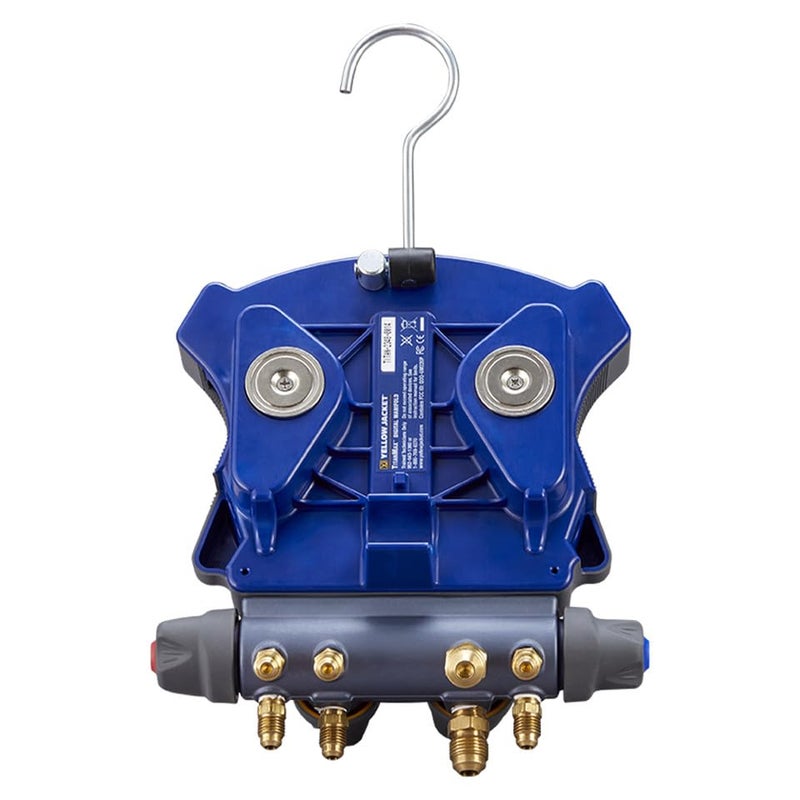 Yellow Jacket طقم حقيبة الظهر الرقمية TITANMAX 40887 من Yellow Jacket مع مشابك حرارة YJACK، مستشعر فراغ، ومجموعة من 6 خراطيم PLUS II - Image 4