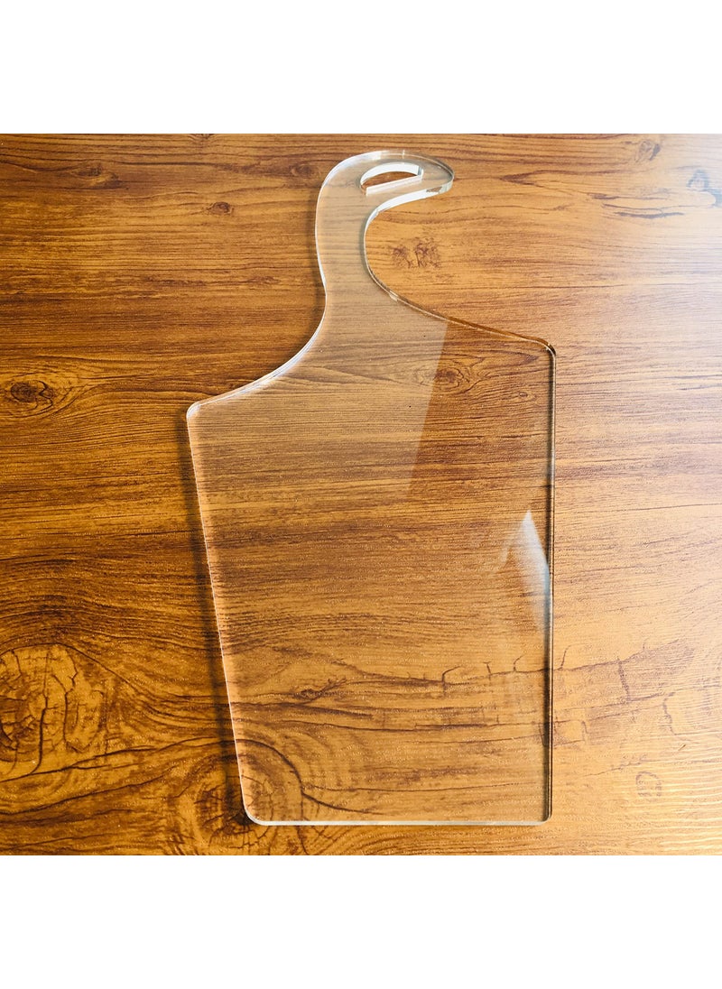 Phocaea Angles Charcuterie Board Handle Template Clear Acrylic Template Woodworking Router Template 