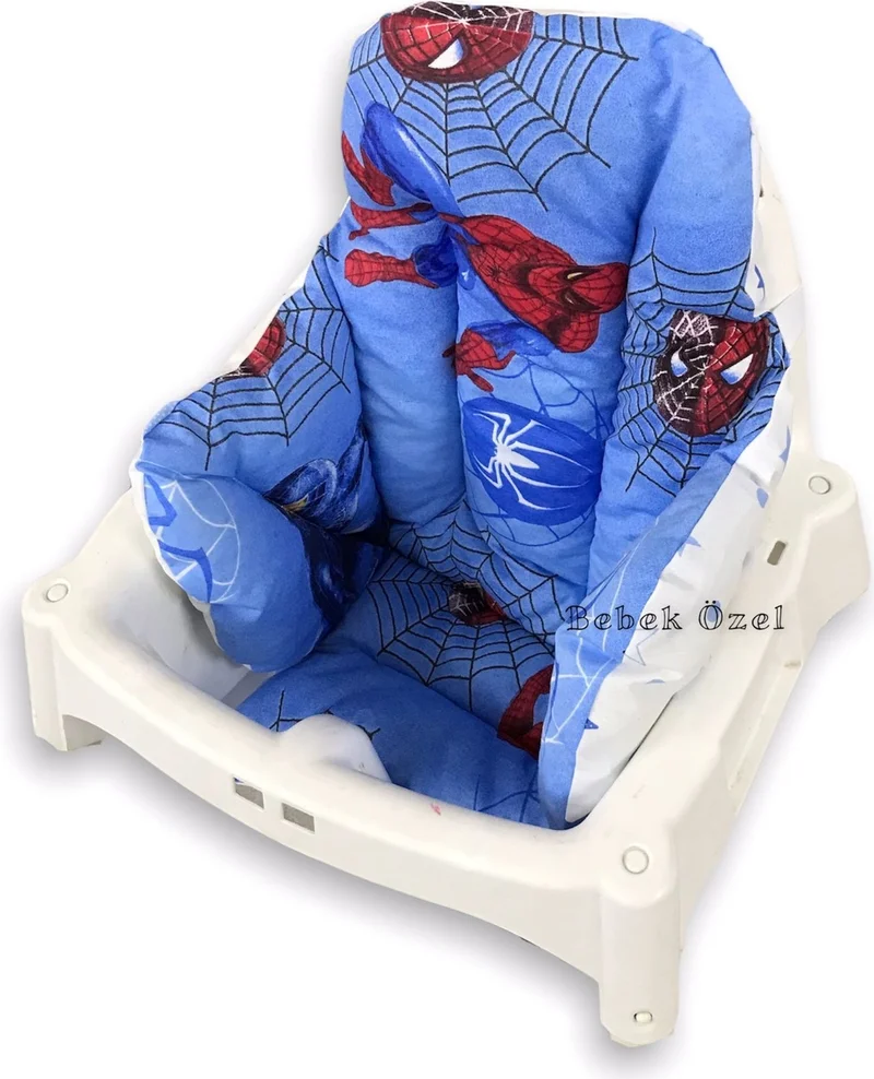 Bebek Özel Baby Special Baby/kid Highchair Cushion Spiderman/blue Star