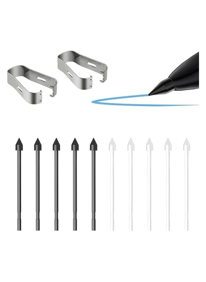 PROMASS 10 PCS Tips/Nibs Replacement for  Galaxy Tab S9/S9FE+/S9 Ultra, S8/S8+/S8 Ultra, S7/S7+/S7 FE, S6/S6 Lite, Note10/10 Plus/10 Lite, Note 20/S21/S22/S23/S24 Ultra S Pen  - Image 1