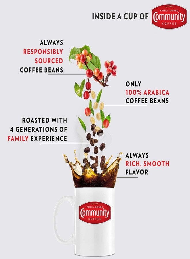 Community Coffee Café Special Decaf, Medium Dark Roast Instant Coffee, 7 Ounce Jar (Pack of 4) - Image 3