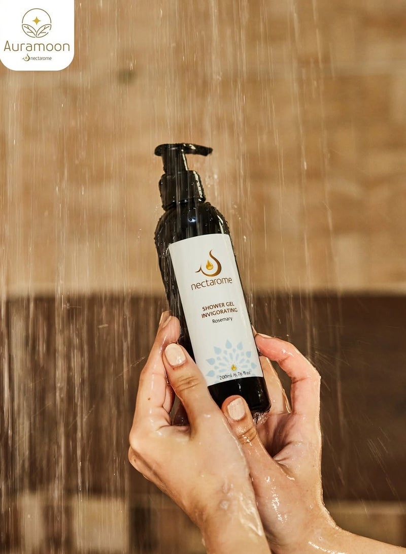Auramoon Nectarome Shower Gel Invigorating - Rosemary - Image 2
