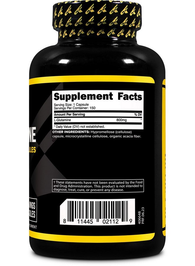 Primaforce L-Glutamine, 800mg (150 Capsules) - Image 4