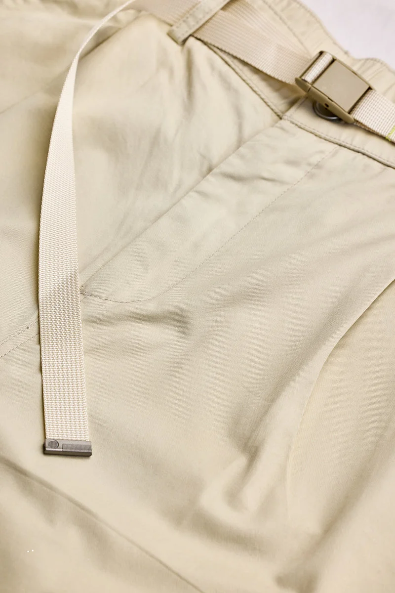 سنيتش Beige Solid Relaxed Streetwear Cargo