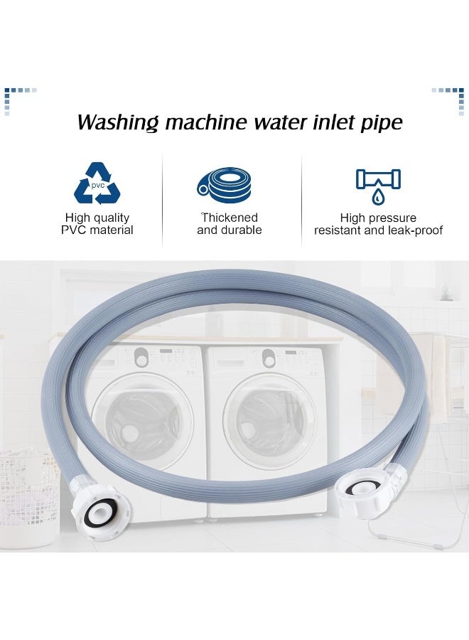 Universal Washing Machine And Dishwasher Inlet Hose - Cold And Hot Water Fill Pipe With Flexible 90-Degree Bend, Explosion-Proof Long Lastingwashing Machine And Dishwasher Inlet Hose(3M)  - Image 4