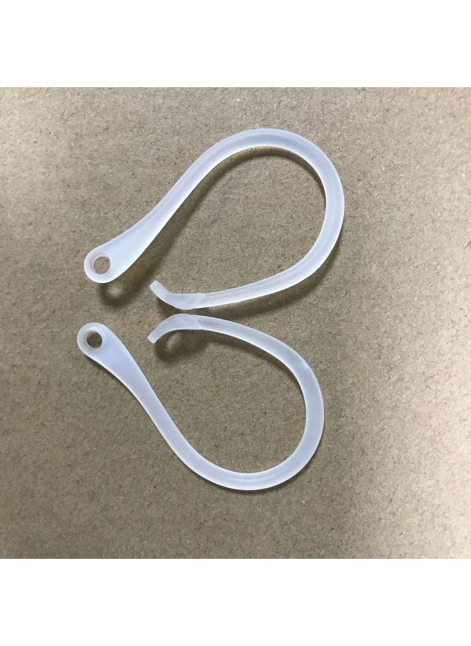 Generic Suitable For Apple Bluetooth 3 Generation Headset Hook Airpods Silicone Case Sports Wireless Anti-lost Ear Hook-Color:Transparent Color  - Image 1