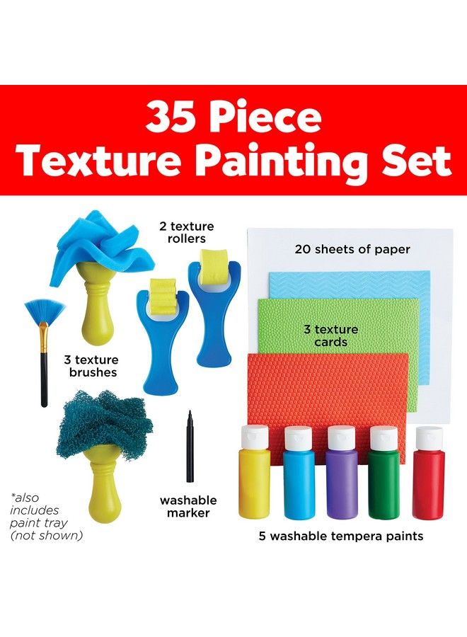 FABER-CASTELL Young Artist Texture Painting Painting Set For Kids Ages 5+, Toddler Art Supplies (Packaging May Vary)  - Image 4